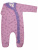 Комбинезон "Лавандовая поляна" с зайчиками - Размер 86 - Цвет фиолетовый - Картинка #2