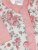 Комбинезон "Винтажные розы" - Размер 80 - Цвет розовый с белым - Картинка #4