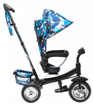 Велосипед детский трехколёсный  TSTX6588 
 - Цвет камуфляж синий - Картинка #8